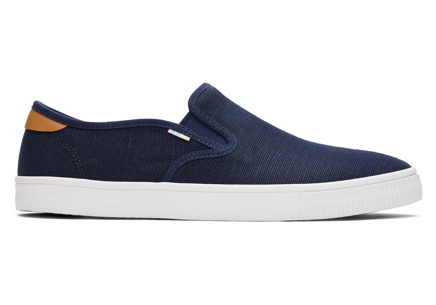 Toms Slip On Męskie Granatowe - Baja - 20ACMVHWL